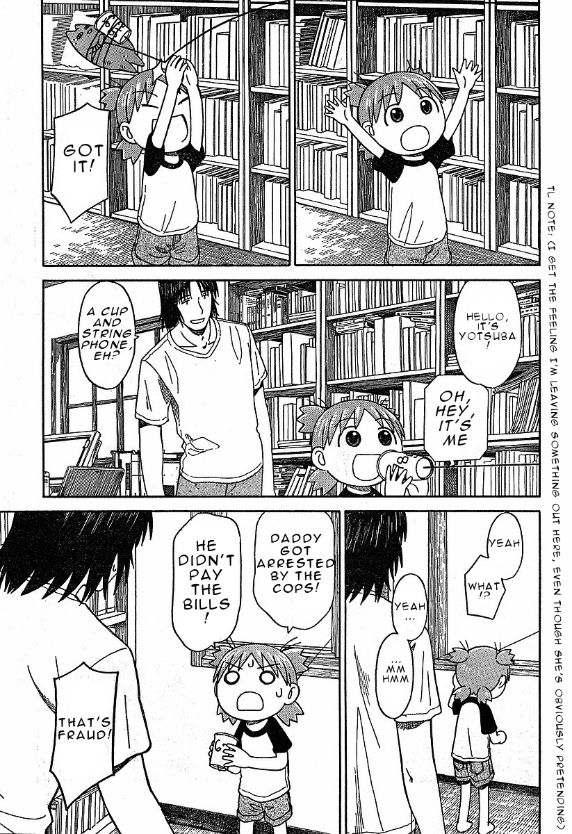 Yotsubato! Chapter 42 page 18 - Chapter 42: Yotsuba & Telephones