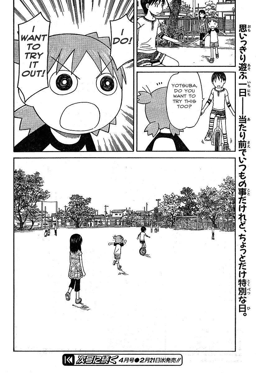 Yotsubato! Chapter 43 page 20 - Chapter 43: Yotsuba & Respect for the Aged Day