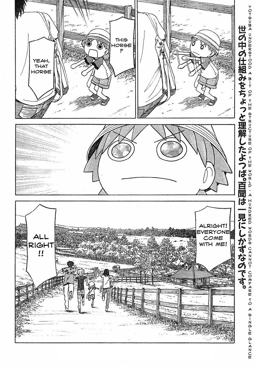 Yotsubato! Chapter 48 page 25 - Chapter 48: Yotsuba & the Ranch