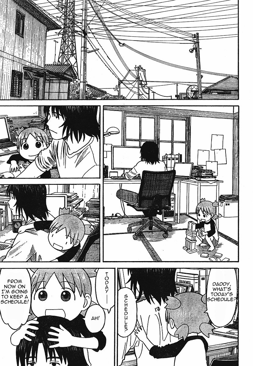 Yotsubato! Chapter 56 page 15 - Chapter 56: Yotsuba & Schedules