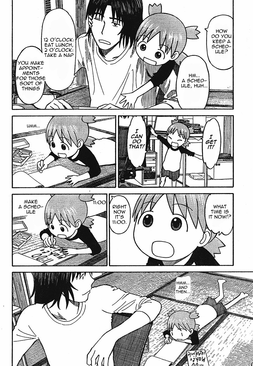 Yotsubato! Chapter 56 page 16 - Chapter 56: Yotsuba & Schedules