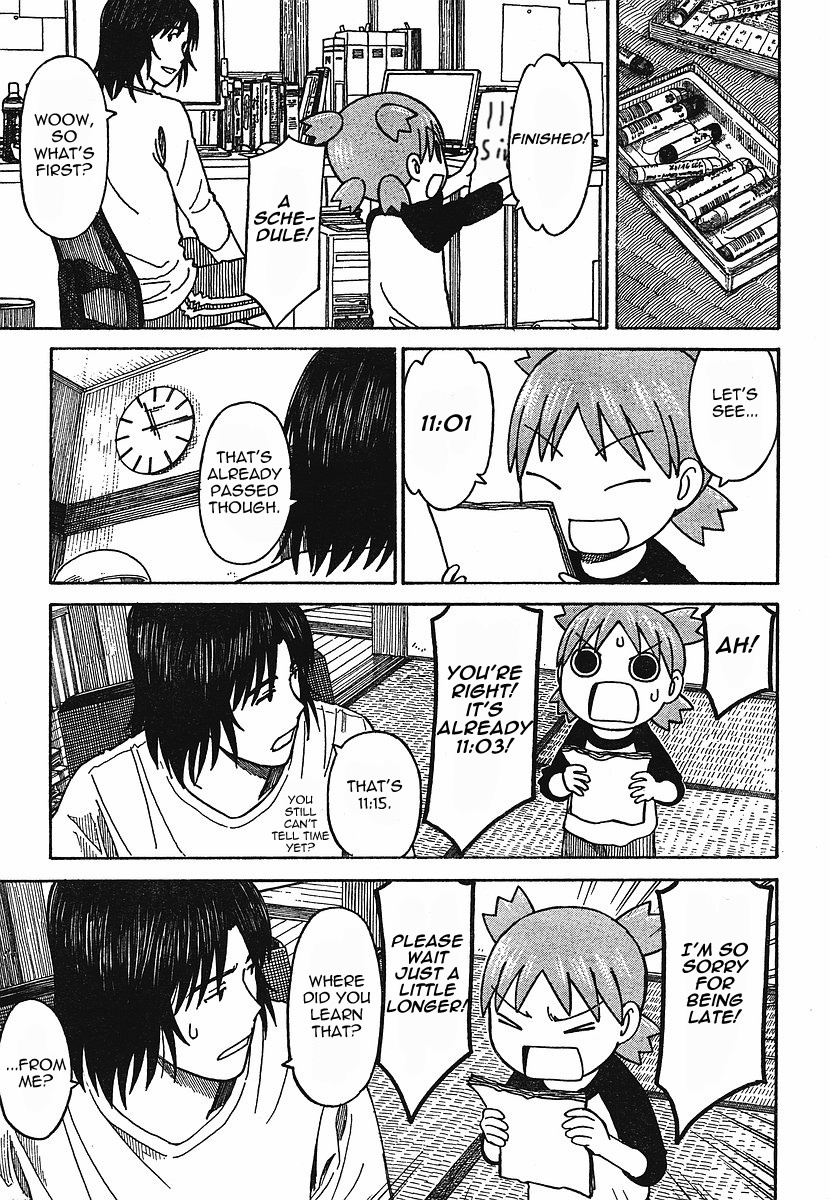Yotsubato! Chapter 56 page 17 - Chapter 56: Yotsuba & Schedules