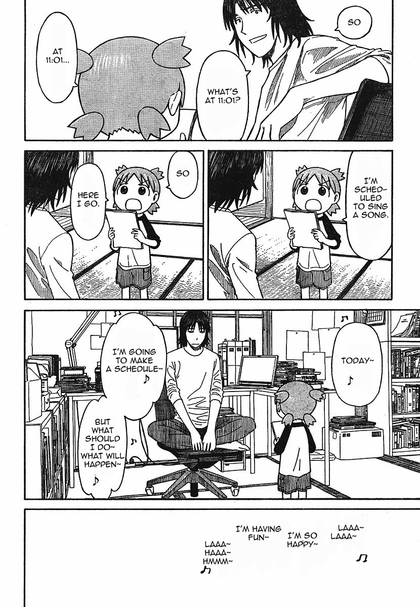 Yotsubato! Chapter 56 page 18 - Chapter 56: Yotsuba & Schedules