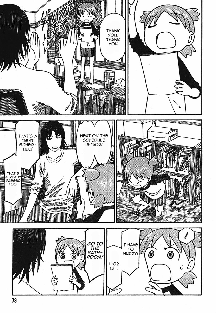 Yotsubato! Chapter 56 page 19 - Chapter 56: Yotsuba & Schedules