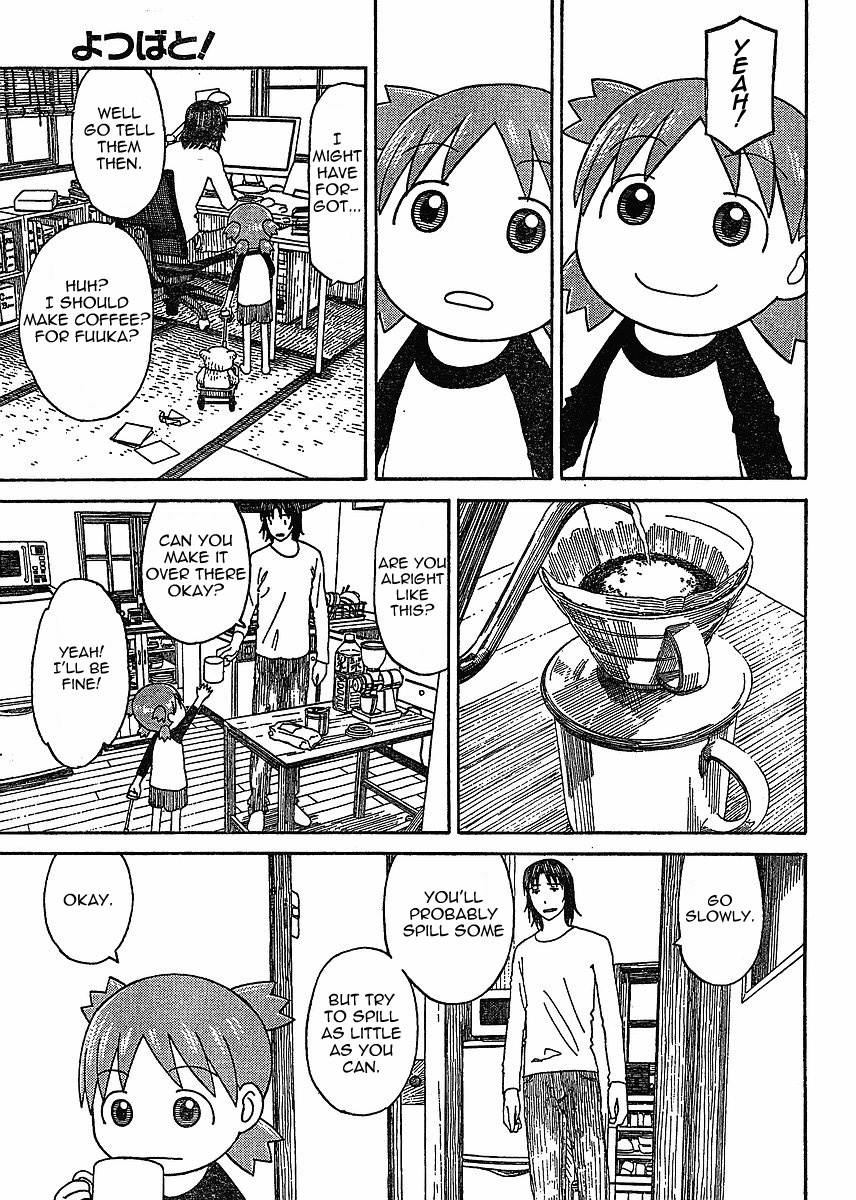 Yotsubato! Chapter 58 page 15 - Chapter 58: Yotsuba & Coffee