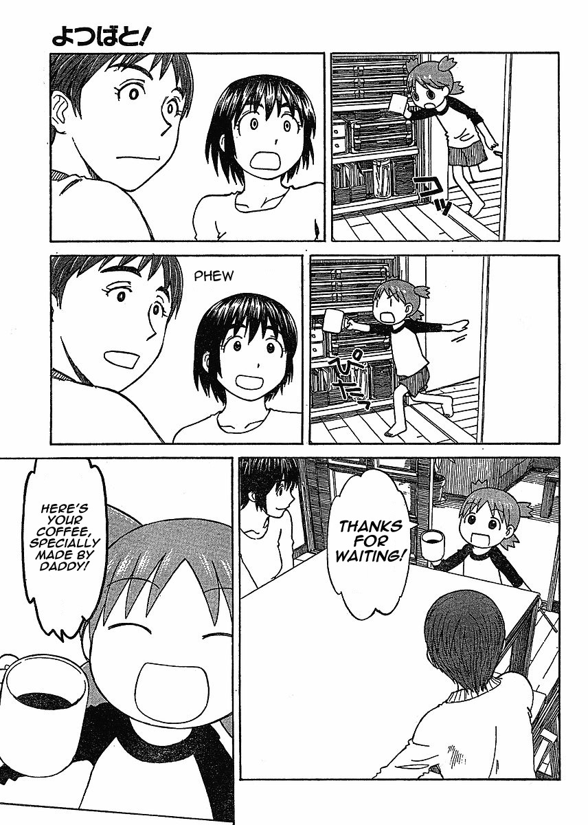 Yotsubato! Chapter 58 page 19 - Chapter 58: Yotsuba & Coffee