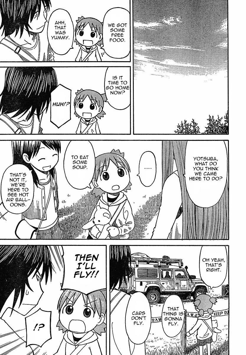 Yotsubato! Chapter 61 page 17 - Chapter 61: Yotsuba & Hot Air Balloons