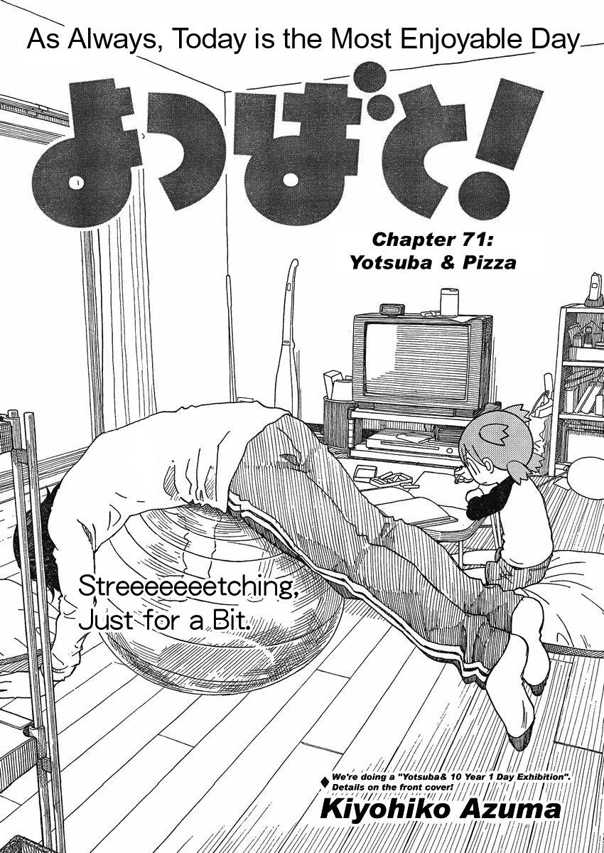 Yotsubato! Chapter 71 page 2 - Chapter 71: Yotsuba & Pizza