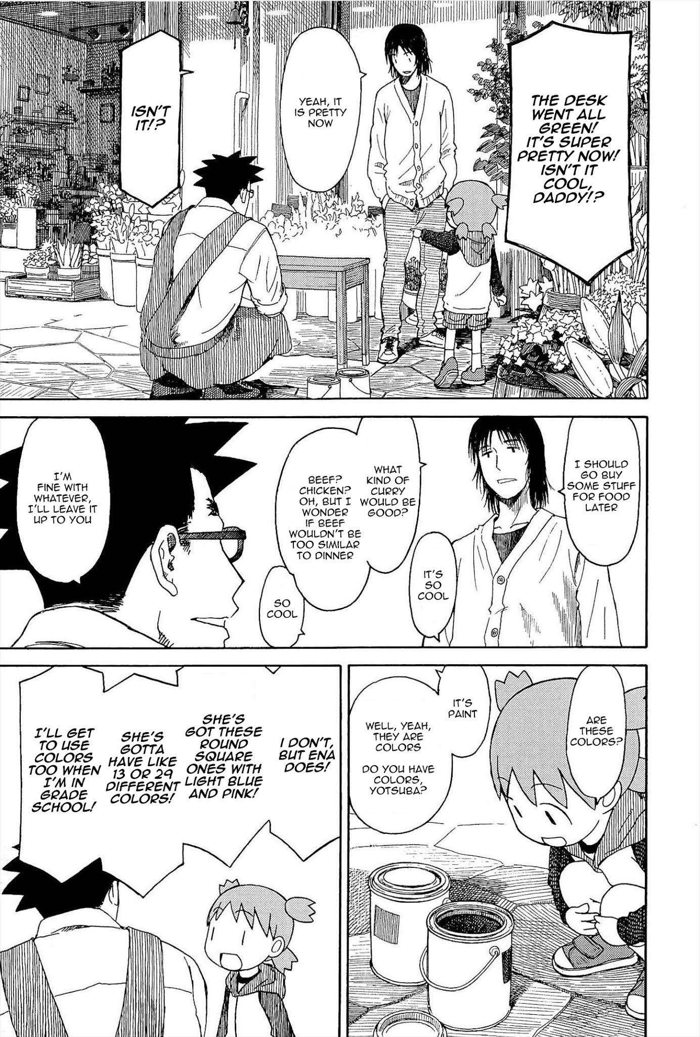 Yotsubato! Chapter 78 page 3 - Chapter 78: Yotsuba & the Color Blue