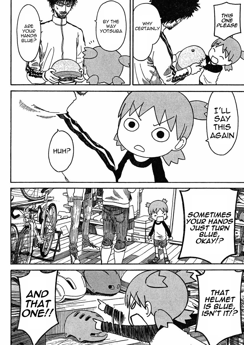 Yotsubato! Chapter 79.2 page 12 - Chapter 79.2: Yotsuba & the Helmet