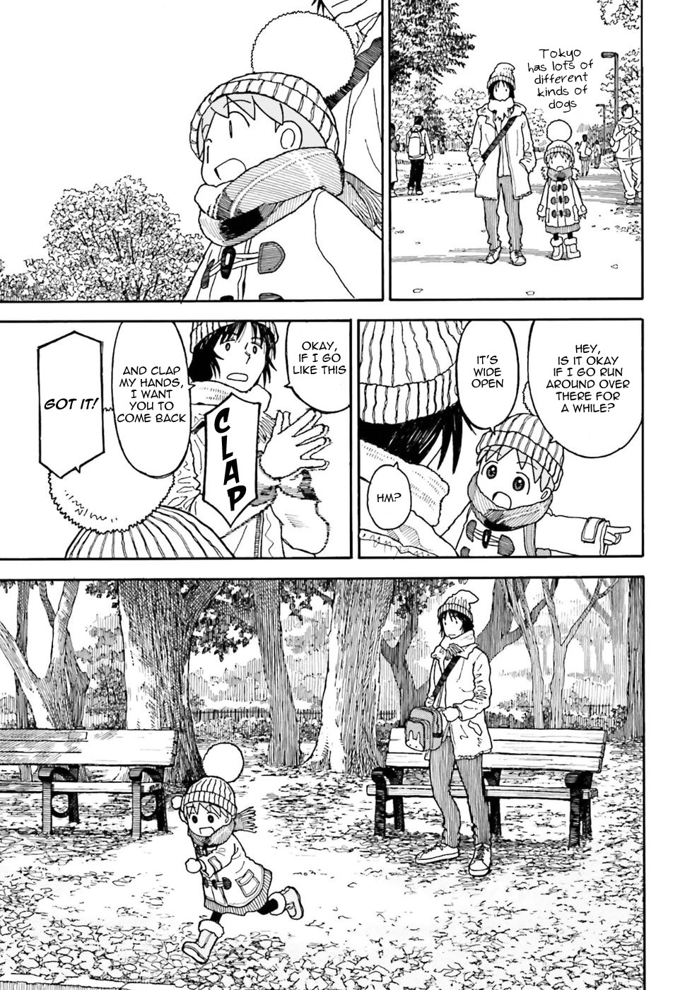 Yotsubato! Chapter 96.1 page 7 - Chapter 96.1: Yotsuba and The Park (Part 1)