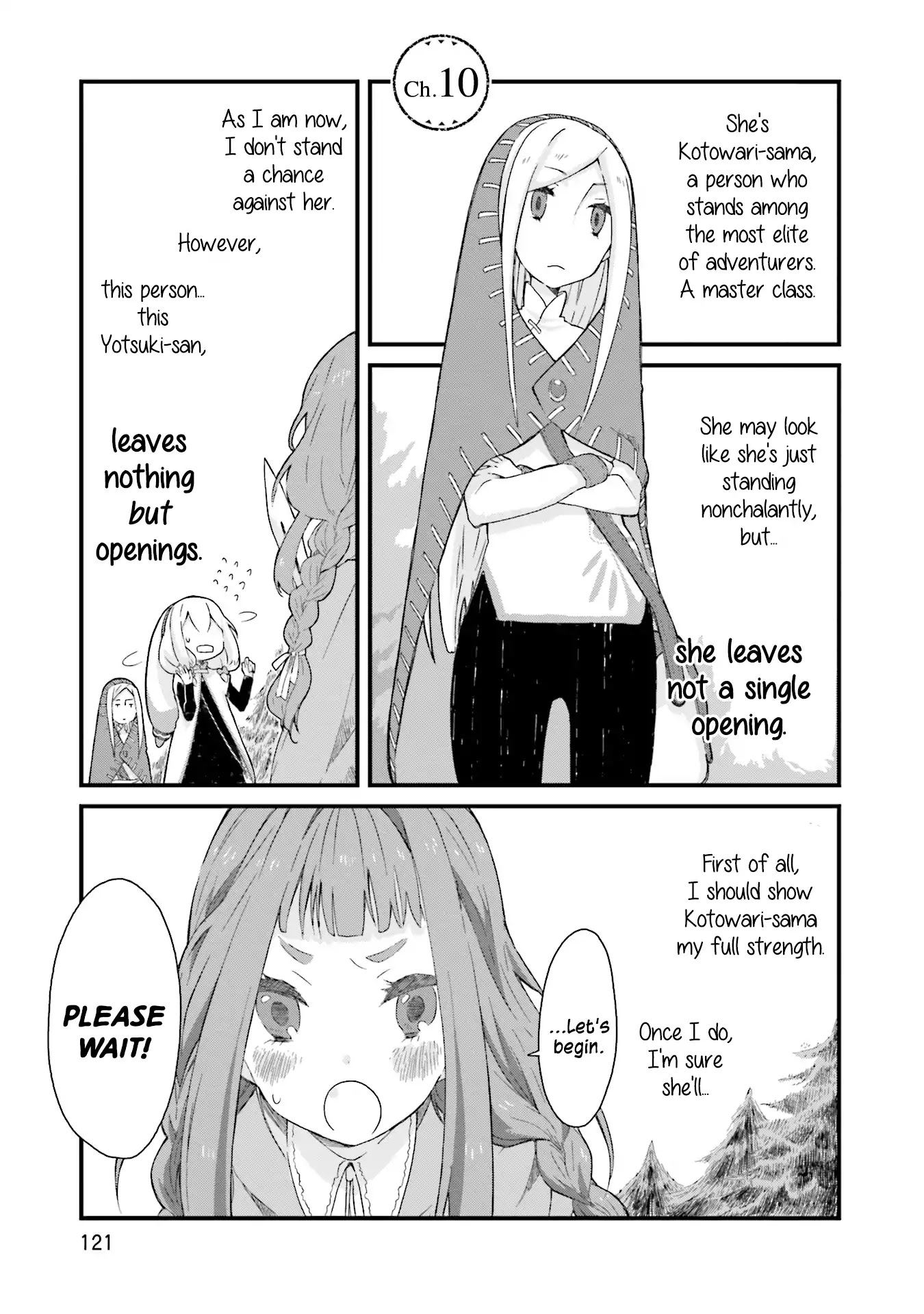Yotsukoto Chapter 10 page 1 - Chapter 10