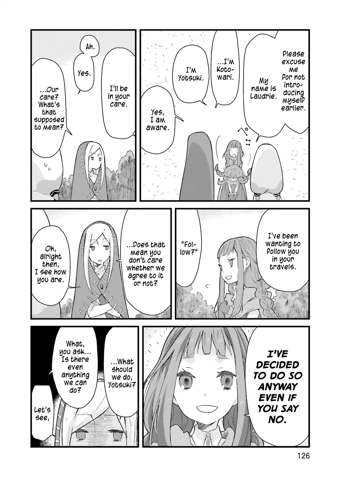 Yotsukoto Chapter 10 page 6 - Chapter 10