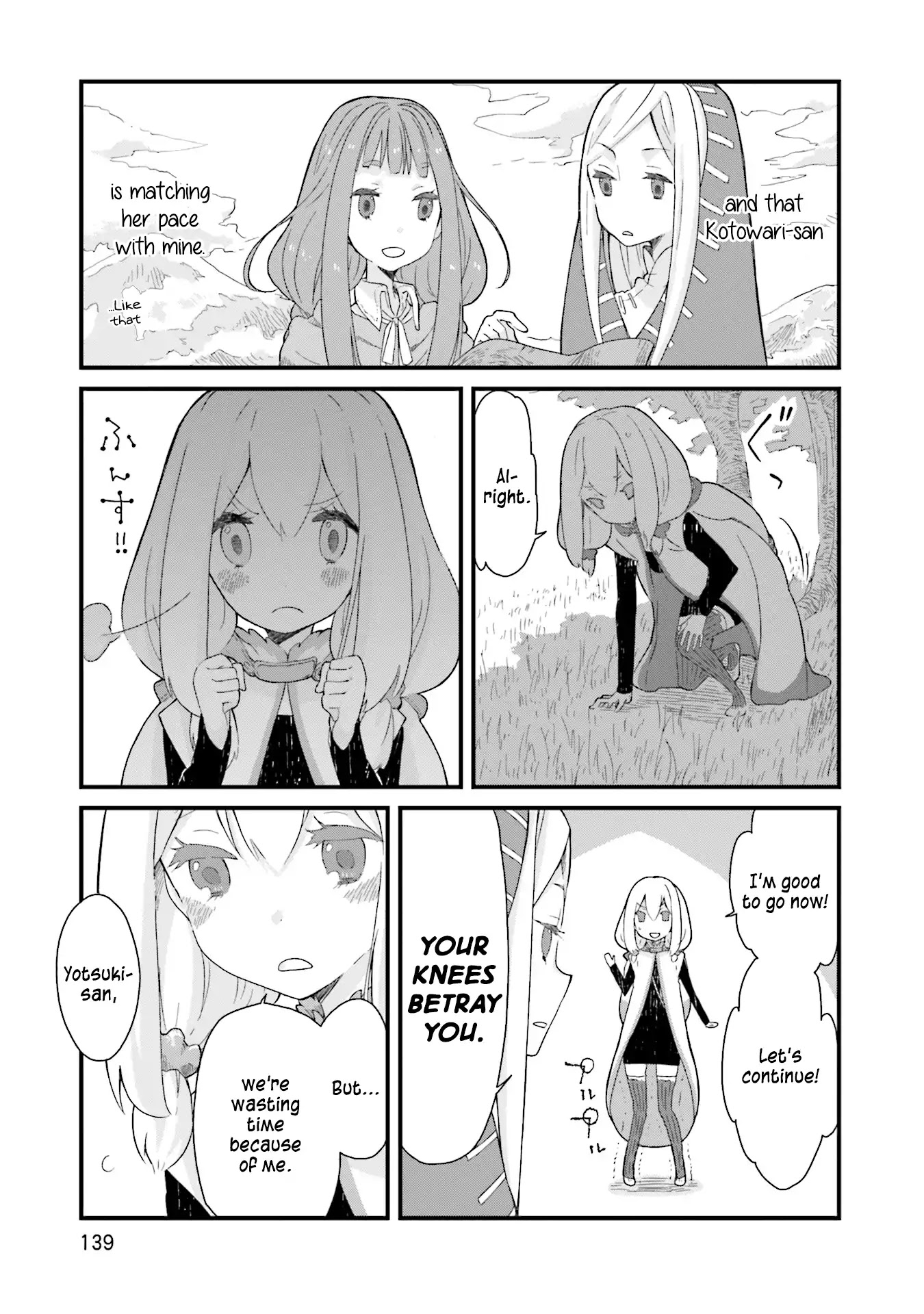 Yotsukoto Chapter 11 page 5 - Chapter 11