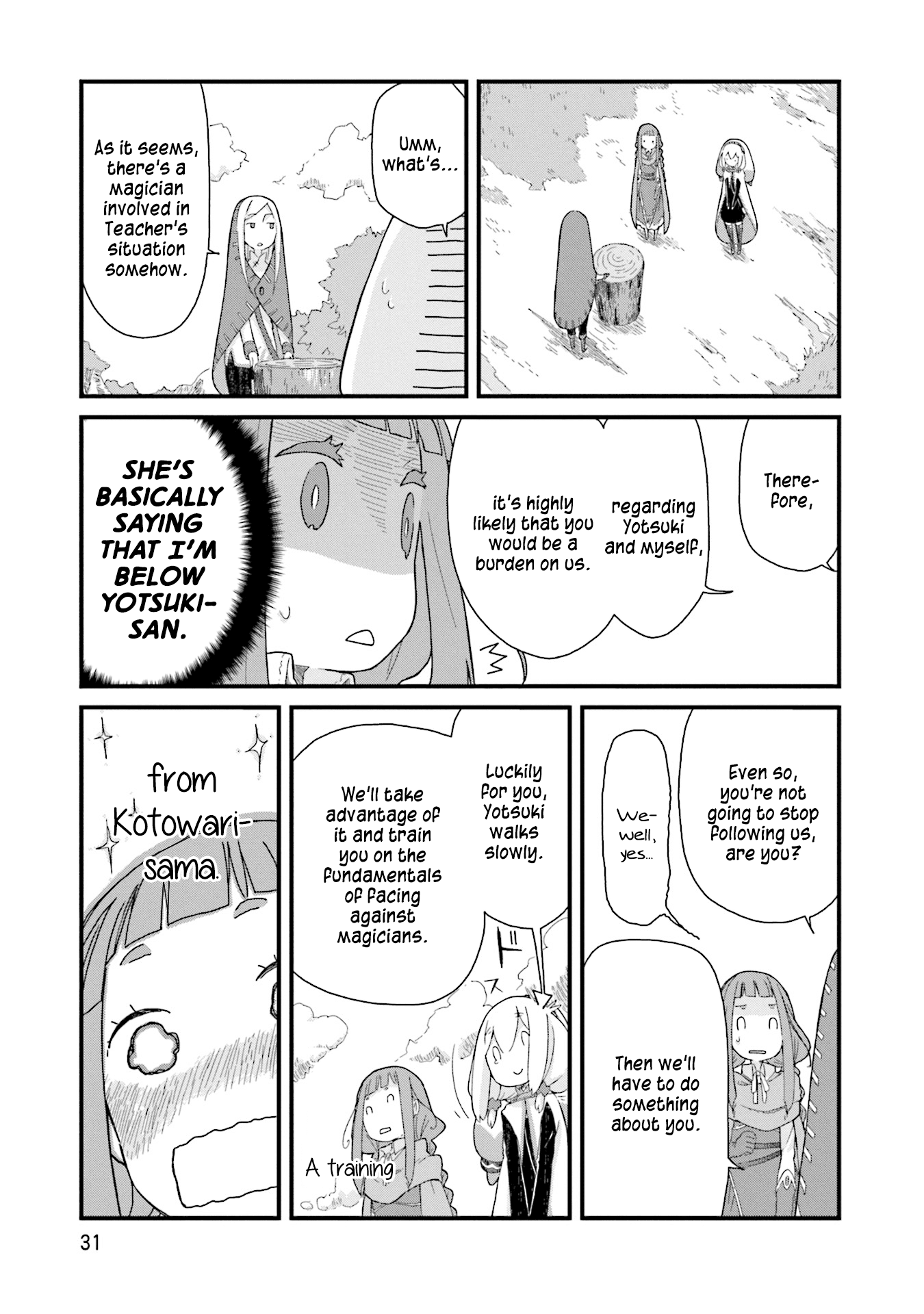 Yotsukoto Chapter 15 page 5 - Chapter 15