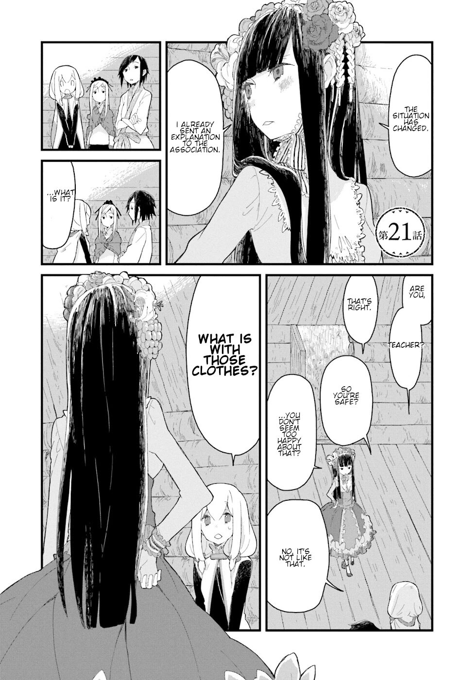 Yotsukoto Chapter 21 page 1 - Chapter 21