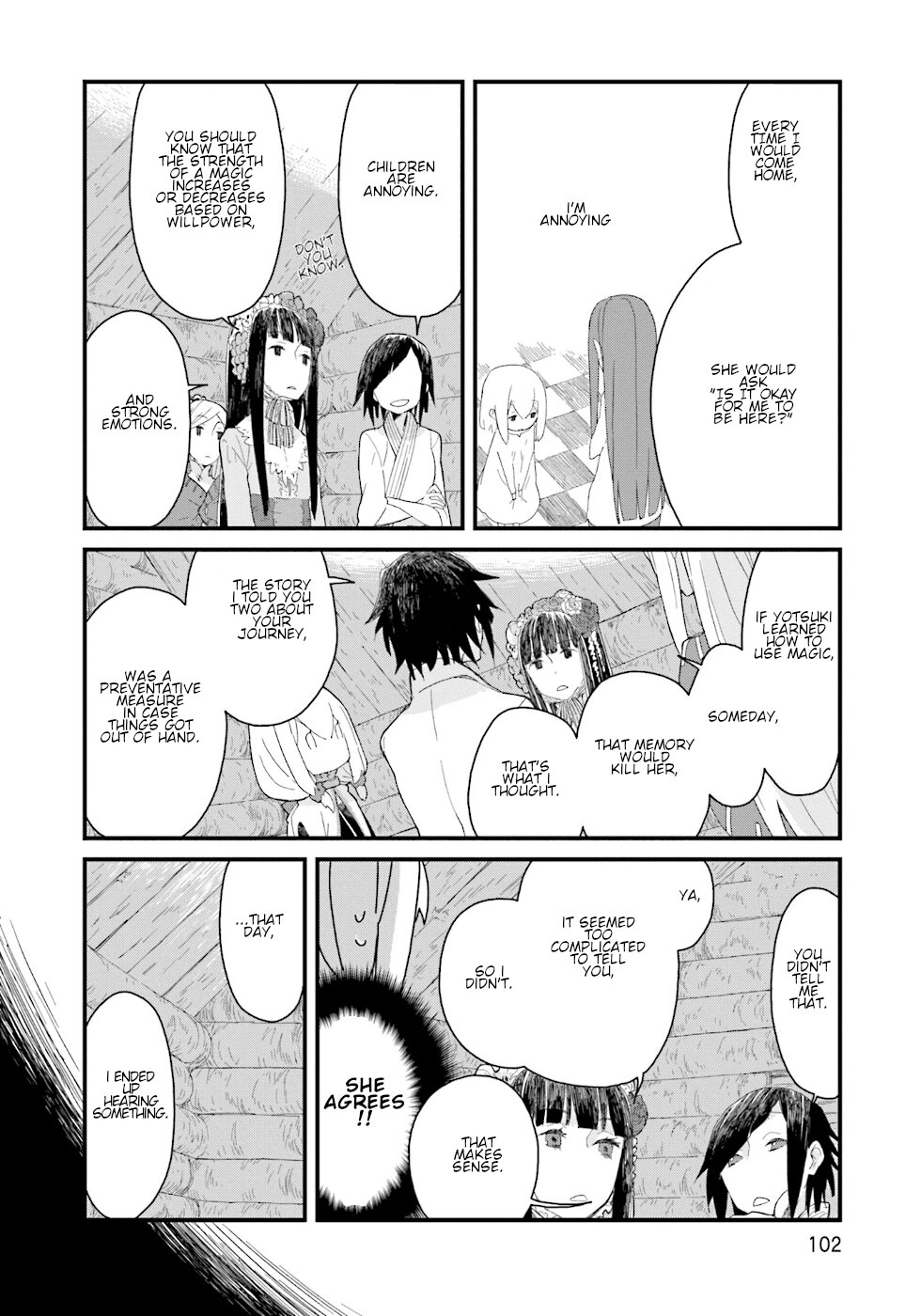 Yotsukoto Chapter 21 page 4 - Chapter 21