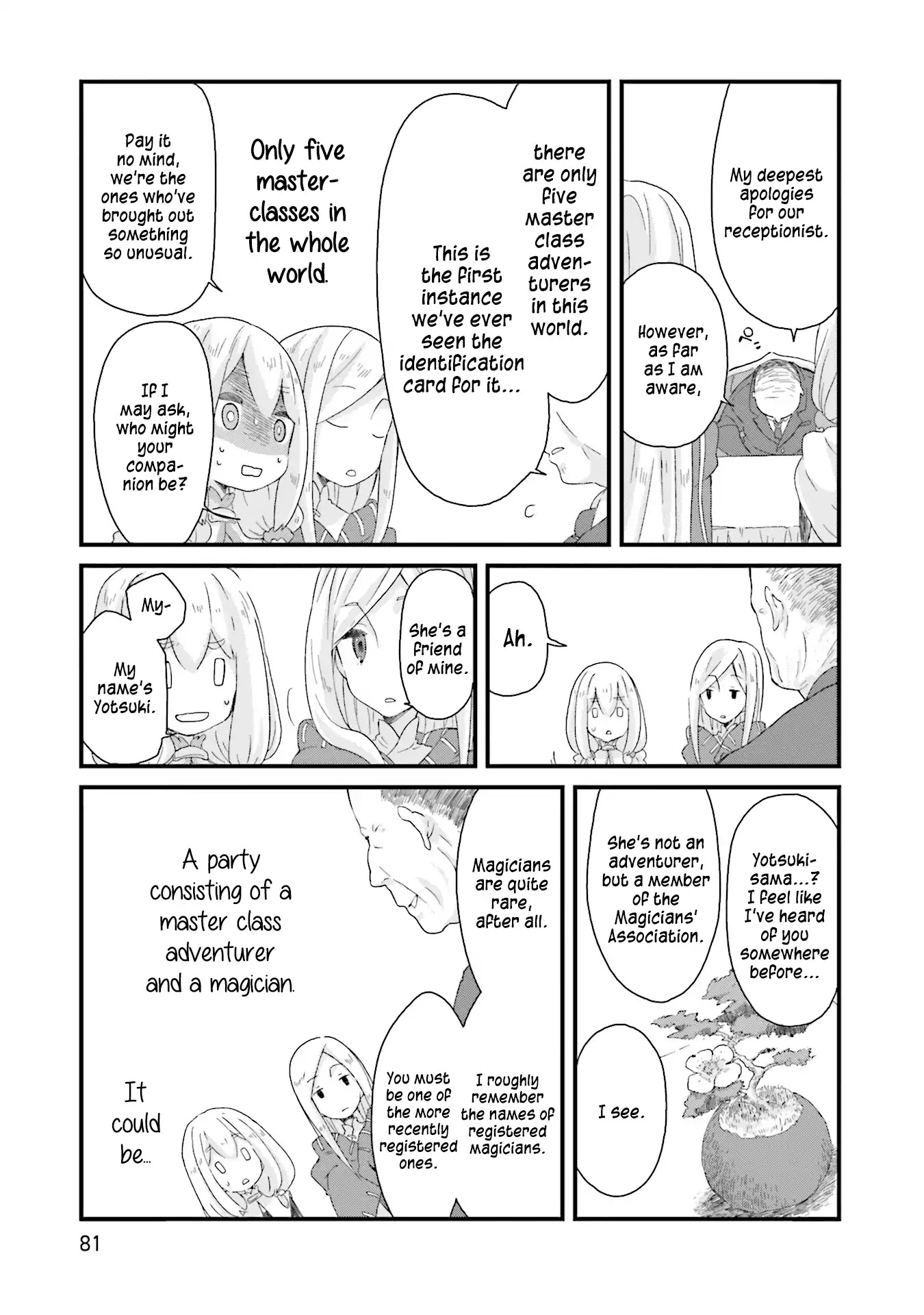 Yotsukoto Chapter 6 page 9 - Chapter 6