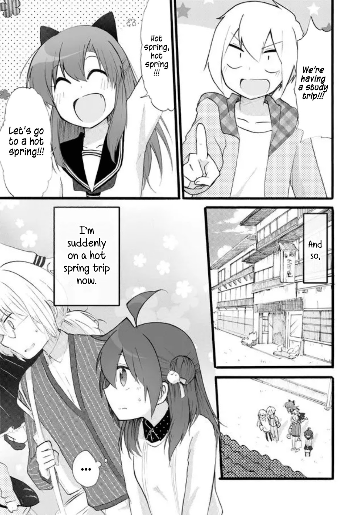 Yotsuya Kaidan! Chapter 17 page 1 - Chapter 17: Me, Yotsuya, the Hot Spring, and (Part One)