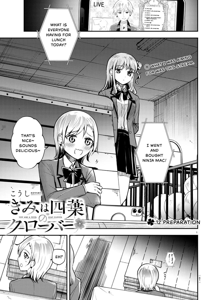 You are a Four Leaf Clover Chapter 12 page 2 - Chapter 12: Preparation.
