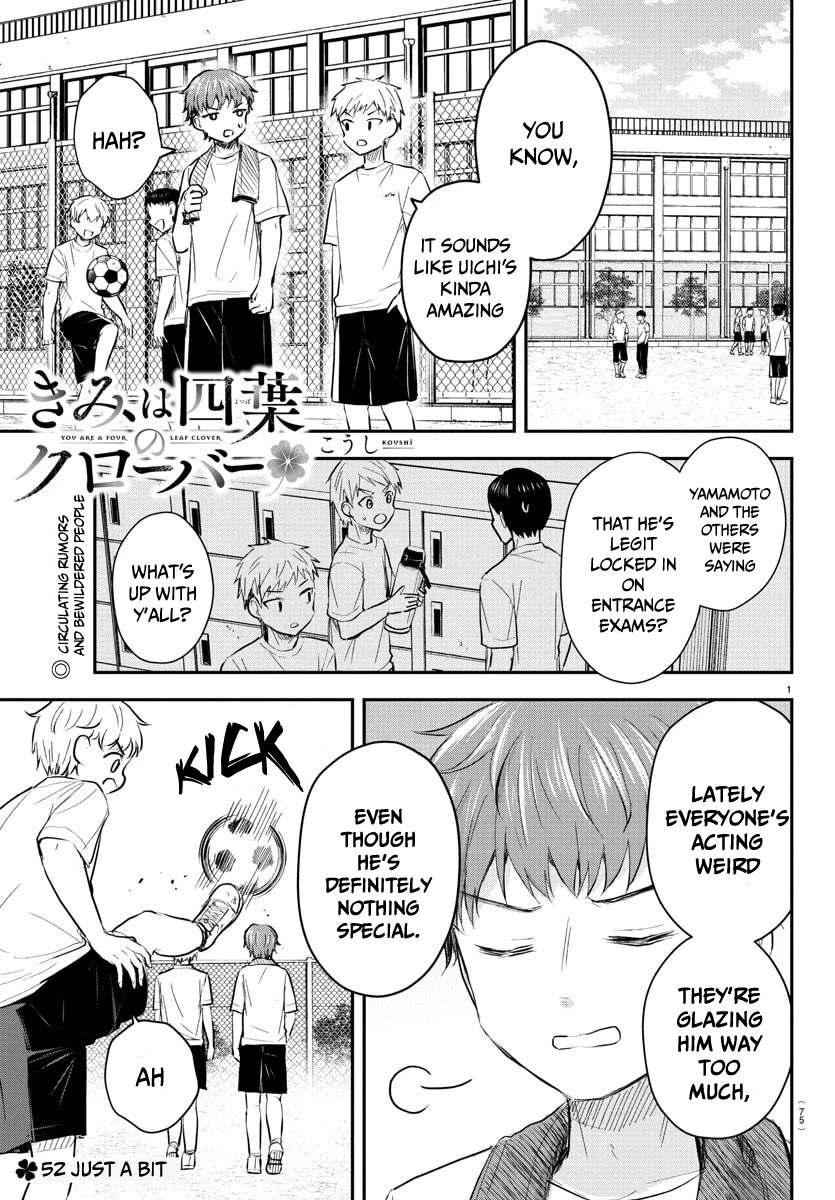 You are a Four Leaf Clover Chapter 52 page 2 - Chapter 52: Just a bit
