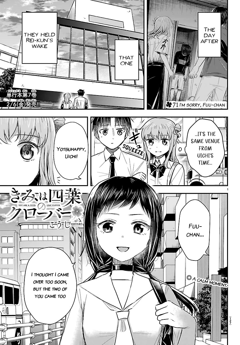 You are a Four Leaf Clover Chapter 71 page 1 - Chapter 71: I'm sorry, Fuu-chan