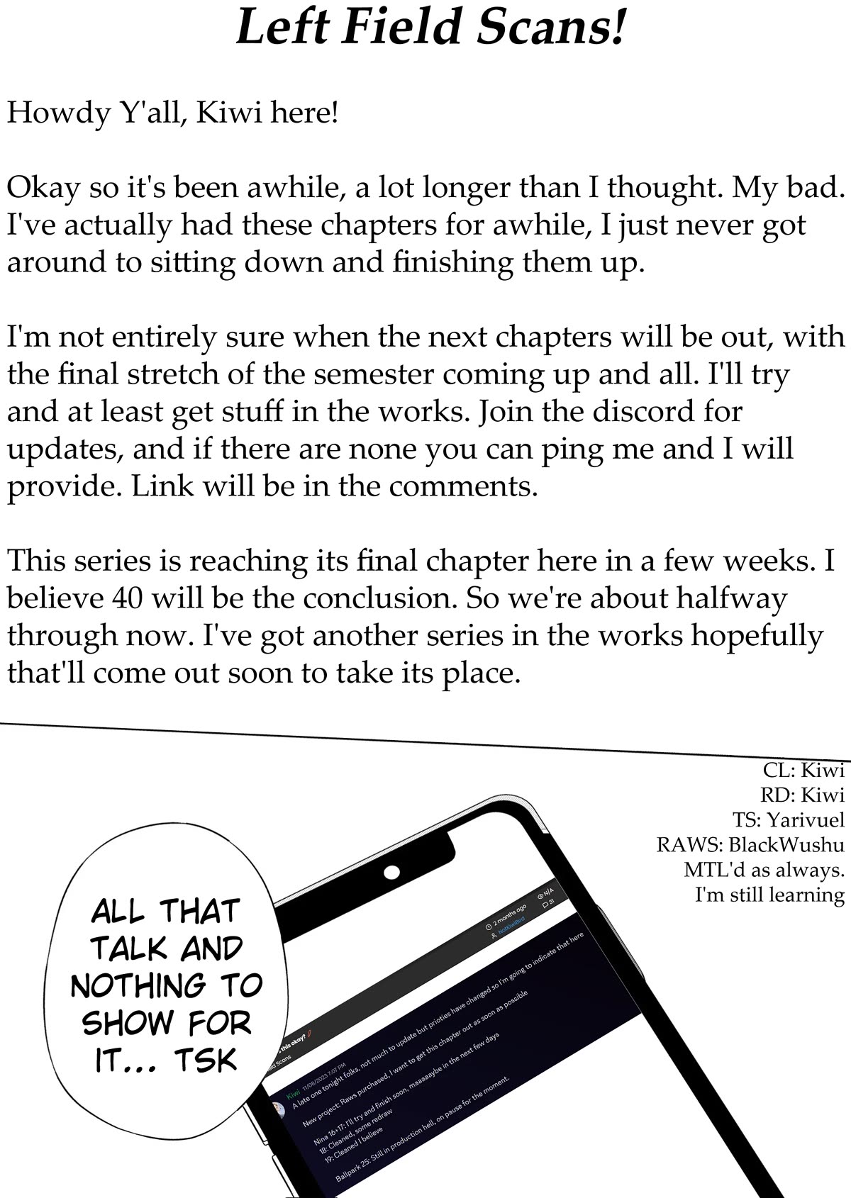 You Are Not NINA! Chapter 17 page 15 - Chapter 17: If it was going to be like this.