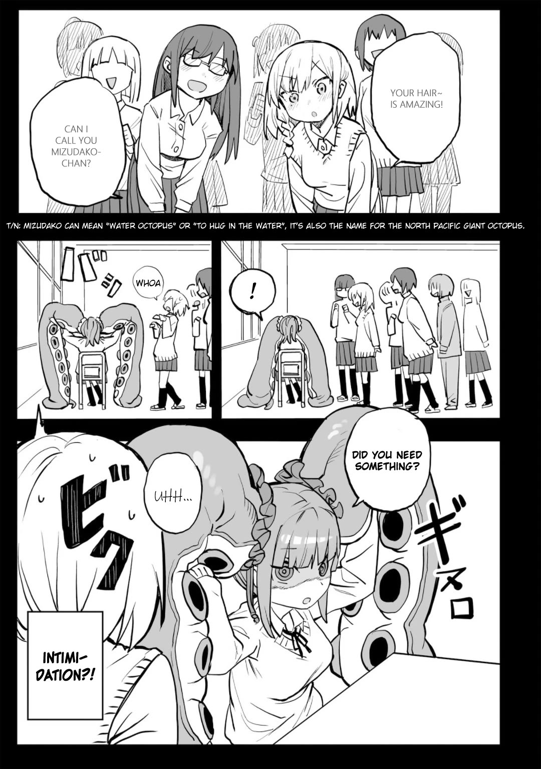 You Can’t Escape From Mizudako-chan! Chapter 0 page 11 - Chapter 0: Mizudako-chan Attacks!