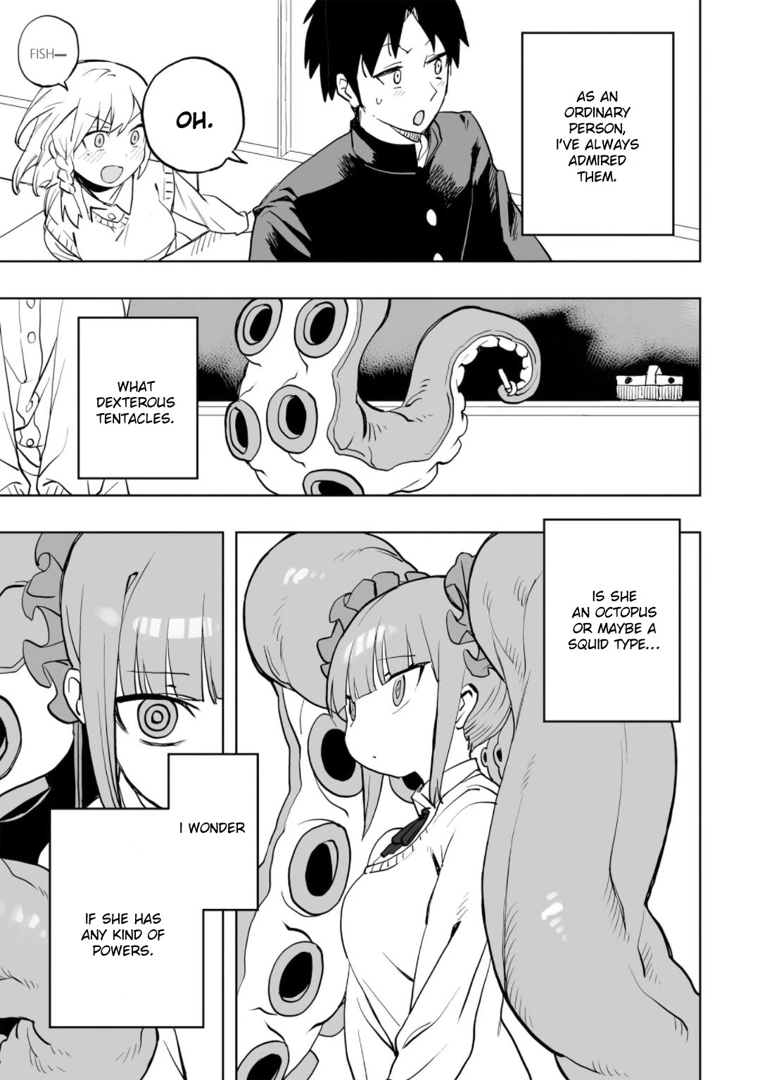 You Can’t Escape From Mizudako-chan! Chapter 0 page 5 - Chapter 0: Mizudako-chan Attacks!