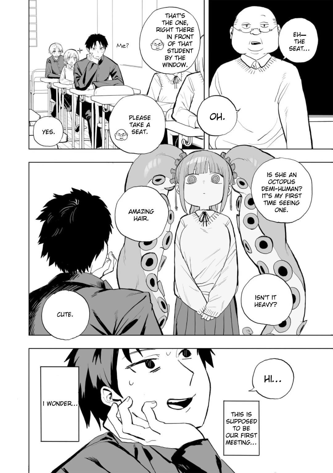 You Can’t Escape From Mizudako-chan! Chapter 0 page 6 - Chapter 0: Mizudako-chan Attacks!