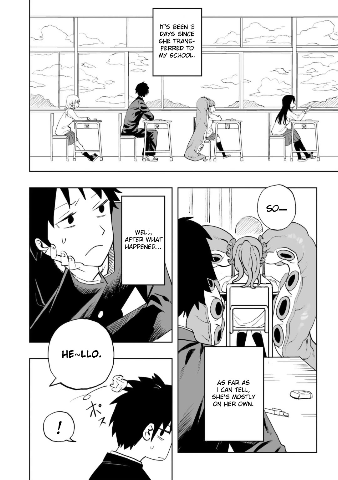 You Can’t Escape From Mizudako-chan! Chapter 0 page 8 - Chapter 0: Mizudako-chan Attacks!