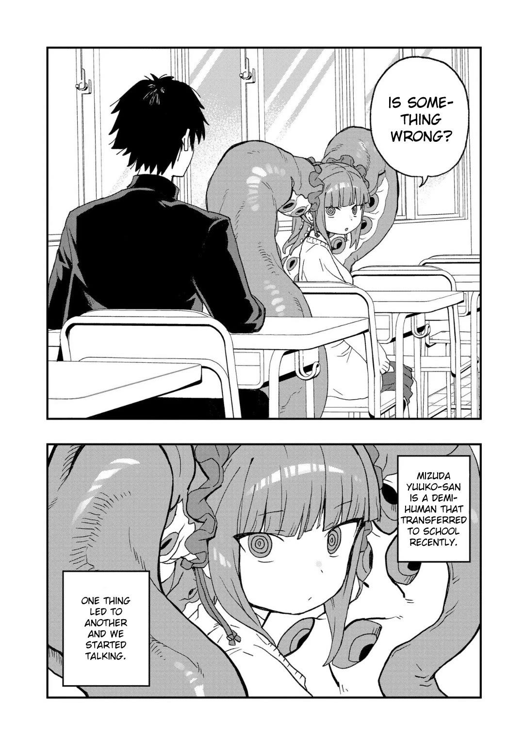 You Can’t Escape From Mizudako-chan! Chapter 1 page 7 - Chapter 1: Catch And Love