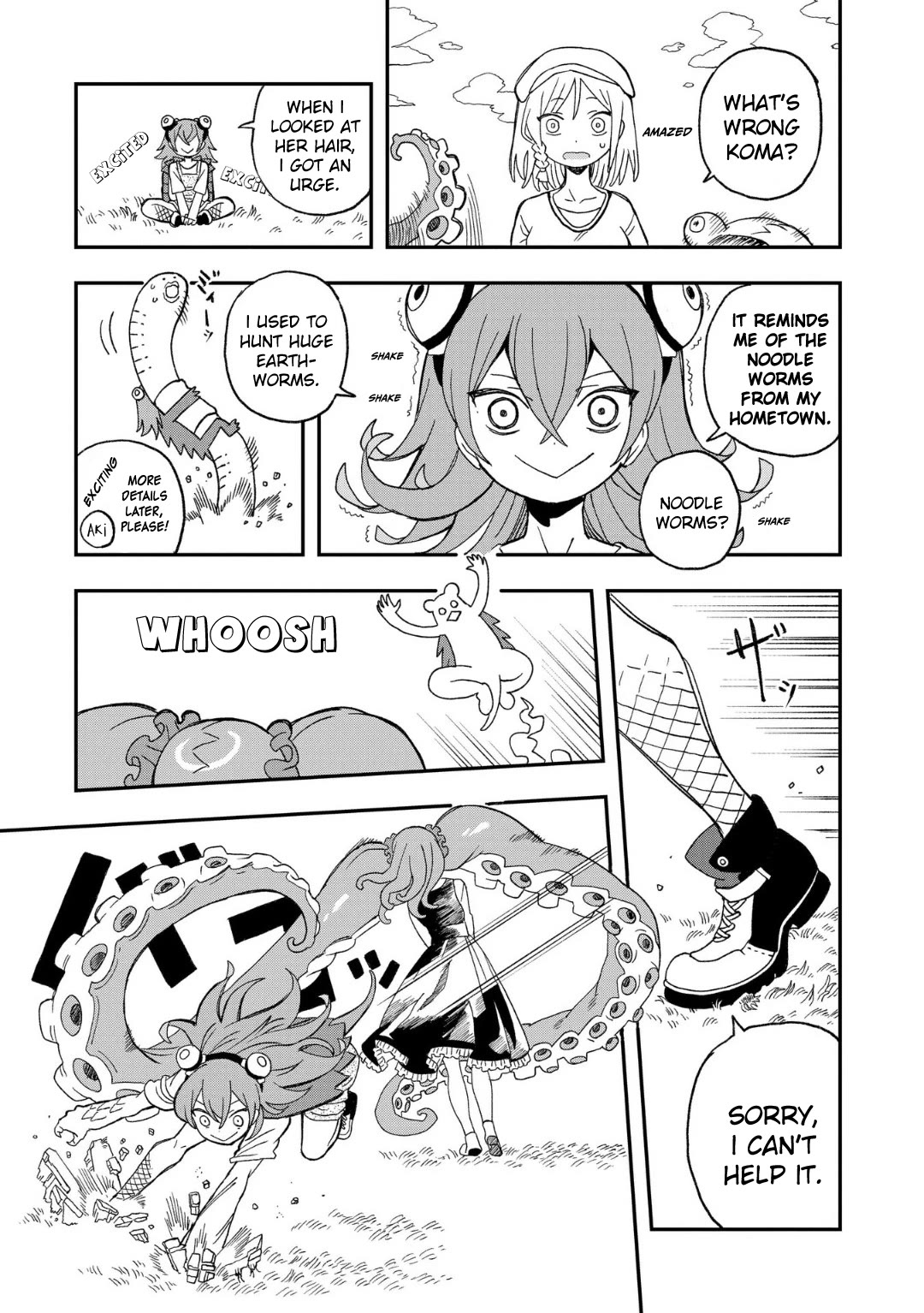 You Can’t Escape From Mizudako-chan! Chapter 12 page 11 - Chapter 12: Fierce Turtle Iwane Koma