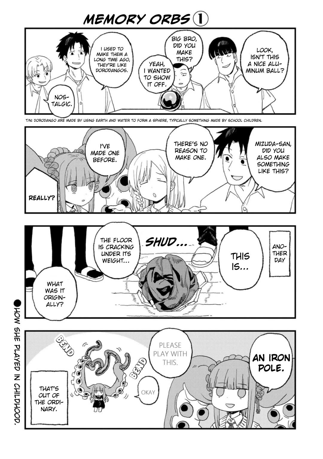 You Can’t Escape From Mizudako-chan! Chapter 15.5 page 1 - Chapter 15.5: Memory Orbs