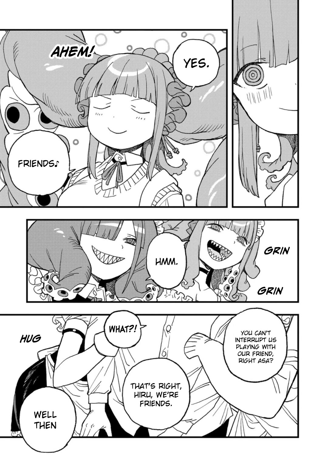 You Can’t Escape From Mizudako-chan! Chapter 15 page 11 - Chapter 15: Asa Hiru Yuu