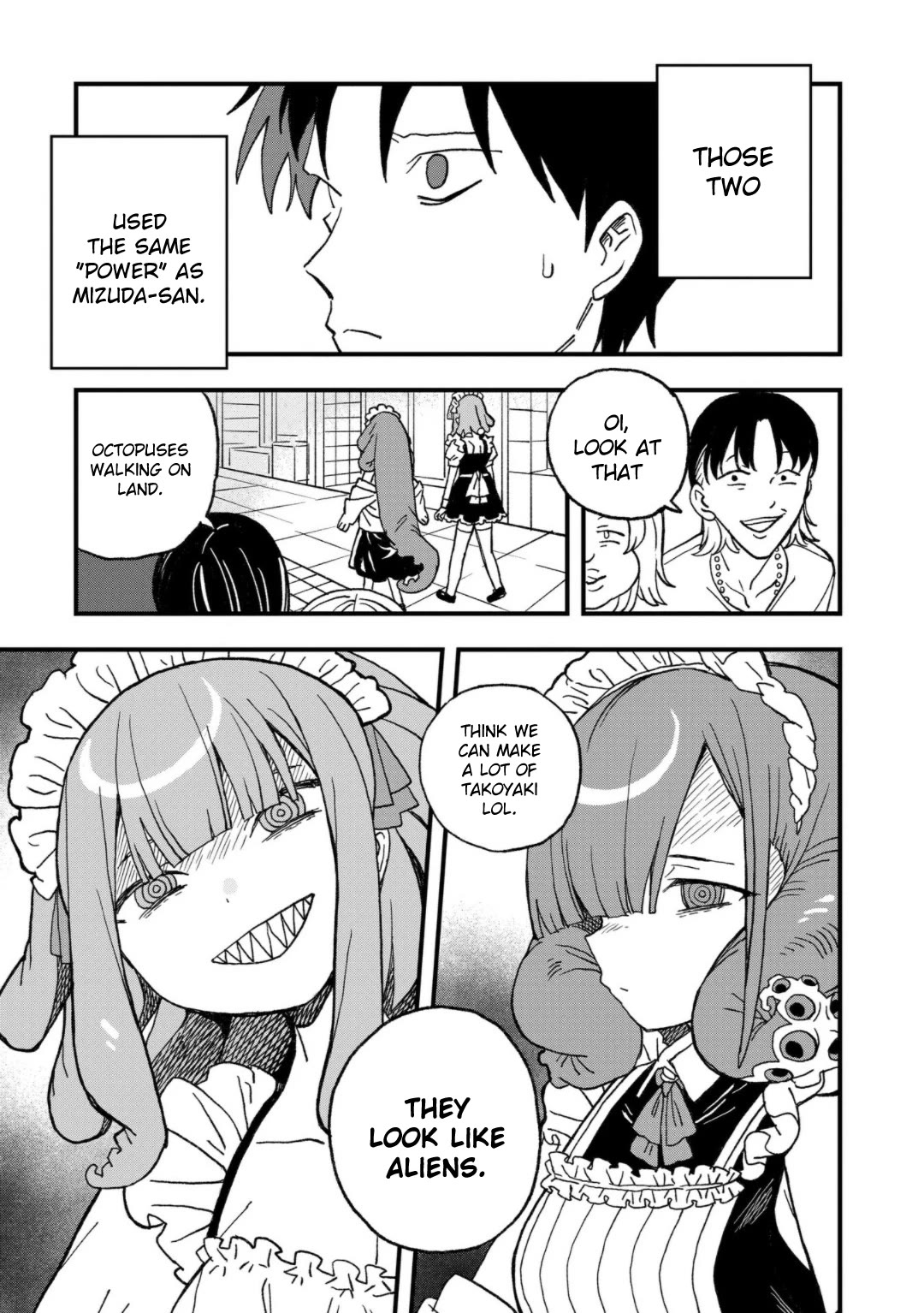 You Can’t Escape From Mizudako-chan! Chapter 15 page 13 - Chapter 15: Asa Hiru Yuu