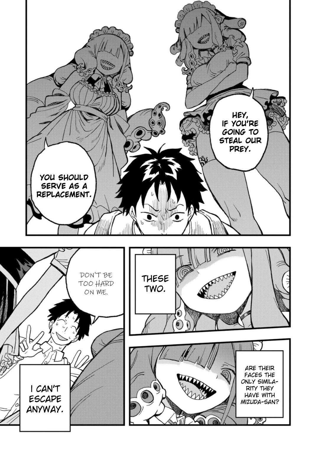 You Can’t Escape From Mizudako-chan! Chapter 15 page 5 - Chapter 15: Asa Hiru Yuu