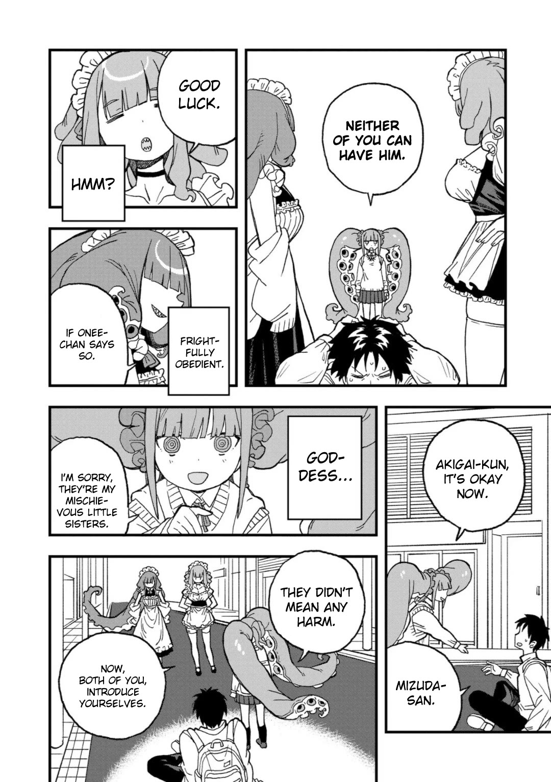 You Can’t Escape From Mizudako-chan! Chapter 15 page 6 - Chapter 15: Asa Hiru Yuu