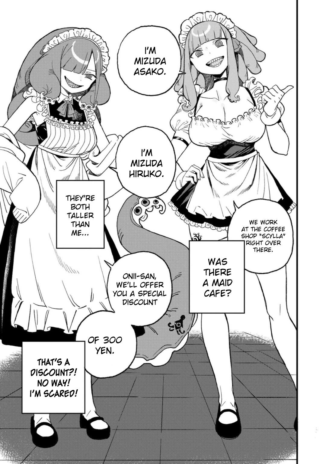 You Can’t Escape From Mizudako-chan! Chapter 15 page 7 - Chapter 15: Asa Hiru Yuu