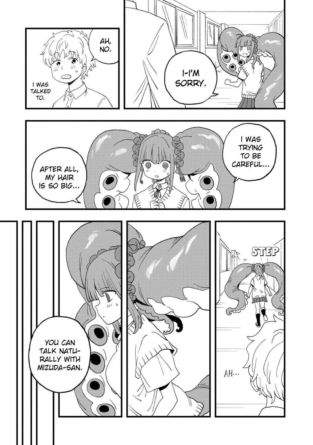 You Can’t Escape From Mizudako-chan! Chapter 16 page 3 - Chapter 16: Fear of Weeding