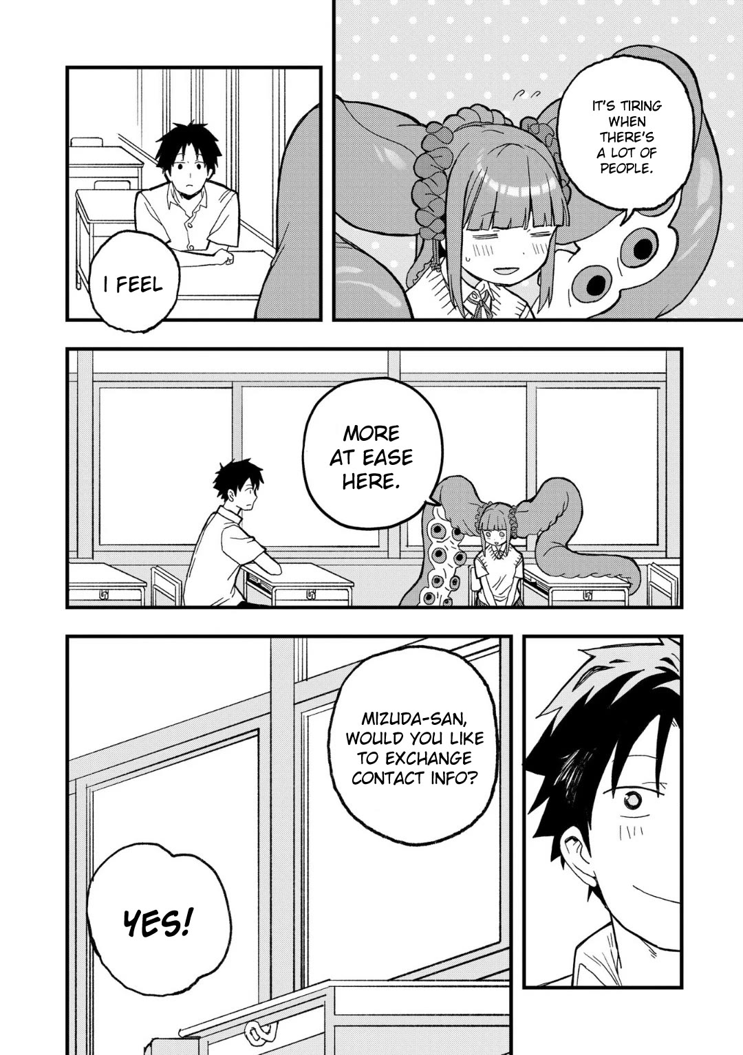 You Can’t Escape From Mizudako-chan! Chapter 17 page 18 - Chapter 17: Demi Transfer Students