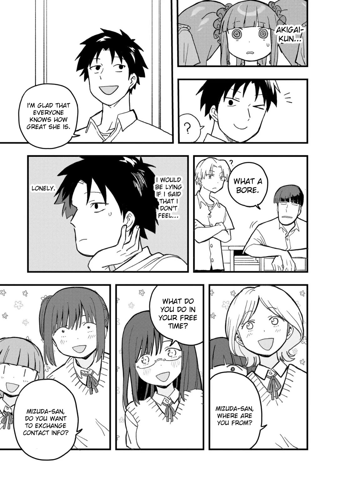 You Can’t Escape From Mizudako-chan! Chapter 17 page 3 - Chapter 17: Demi Transfer Students