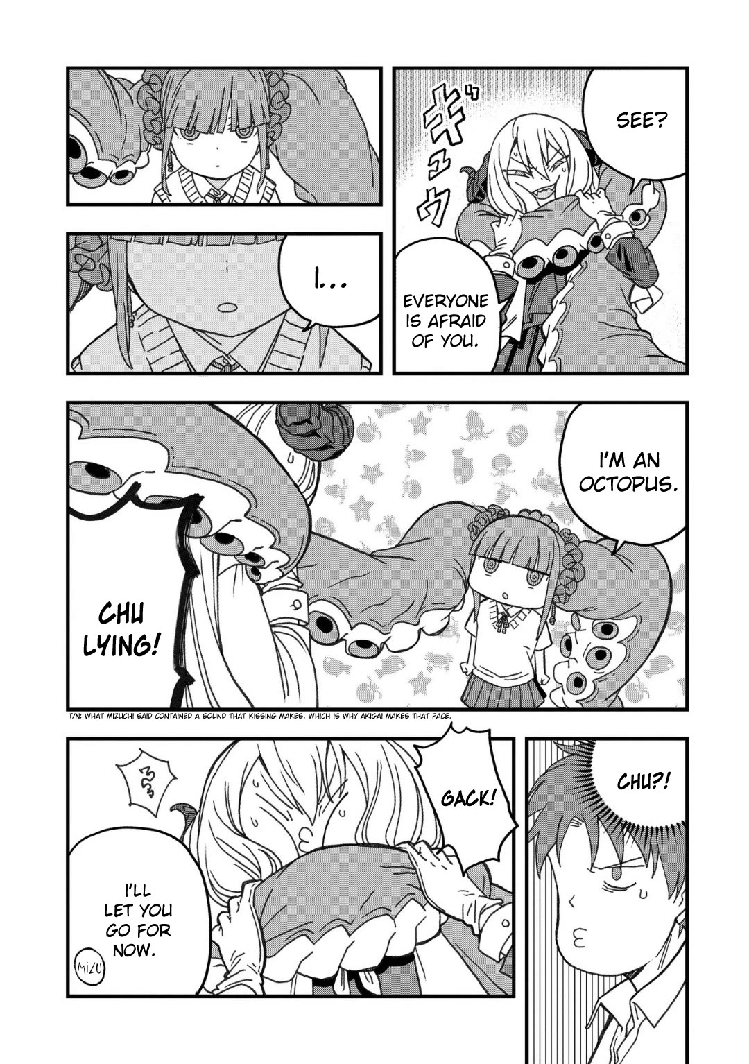 You Can’t Escape From Mizudako-chan! Chapter 19 page 2 - Chapter 19: Out of Control! Urugane Mizuchi