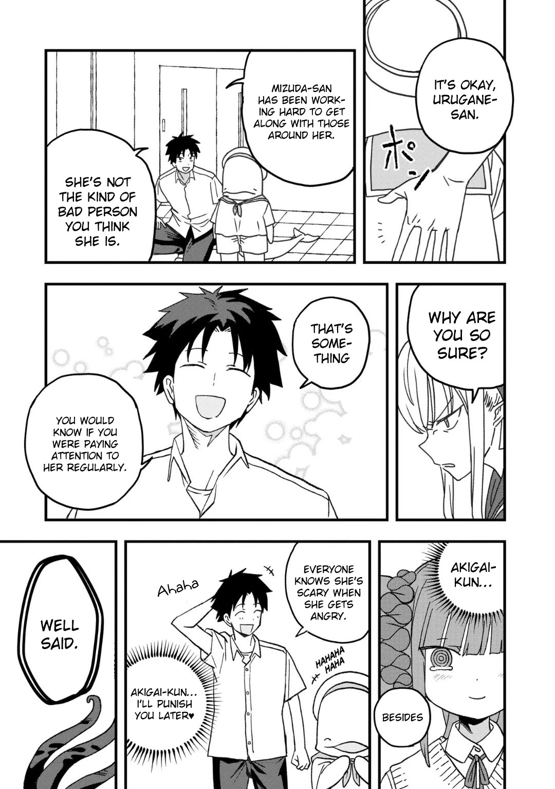 You Can’t Escape From Mizudako-chan! Chapter 19 page 7 - Chapter 19: Out of Control! Urugane Mizuchi