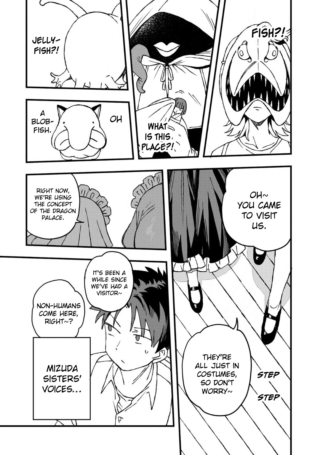 You Can’t Escape From Mizudako-chan! Chapter 21 page 13 - Chapter 21: Cafe Scylla