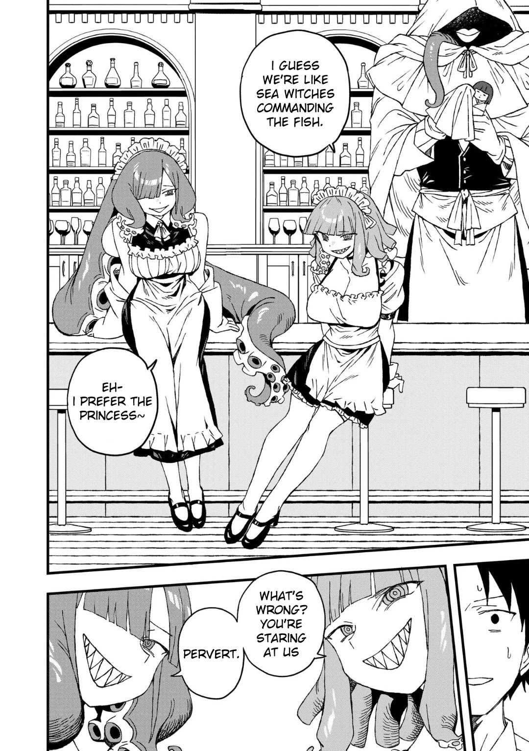 You Can’t Escape From Mizudako-chan! Chapter 21 page 14 - Chapter 21: Cafe Scylla