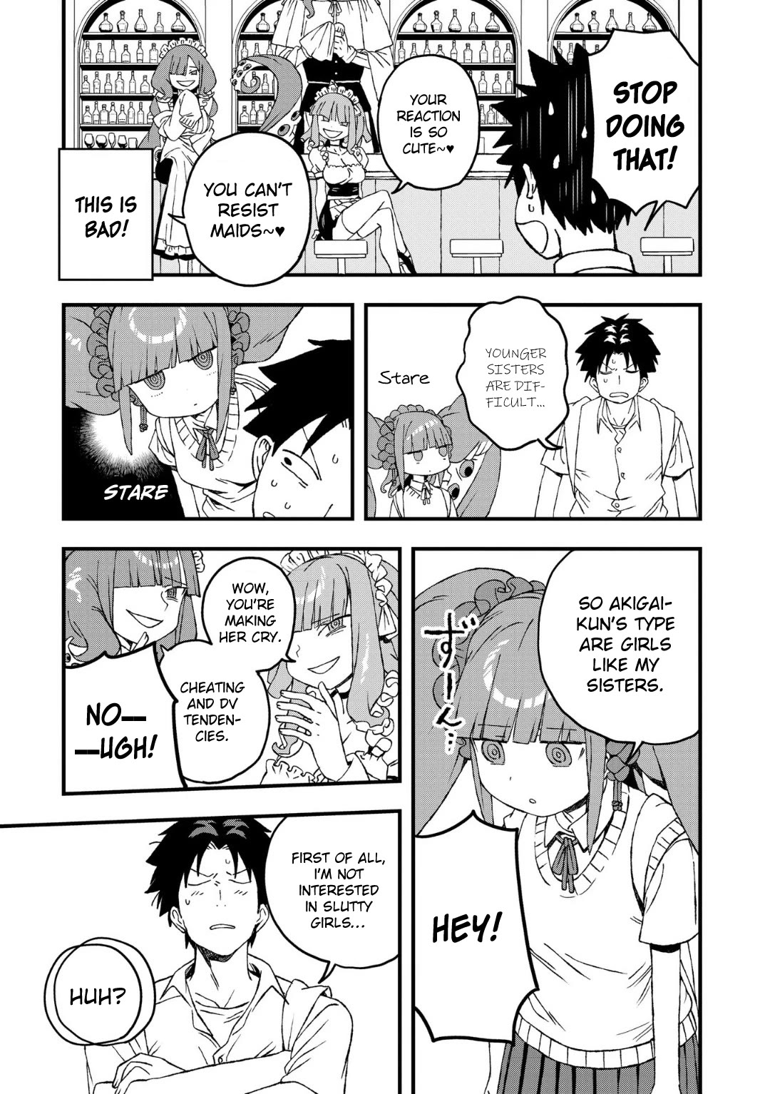You Can’t Escape From Mizudako-chan! Chapter 21 page 15 - Chapter 21: Cafe Scylla
