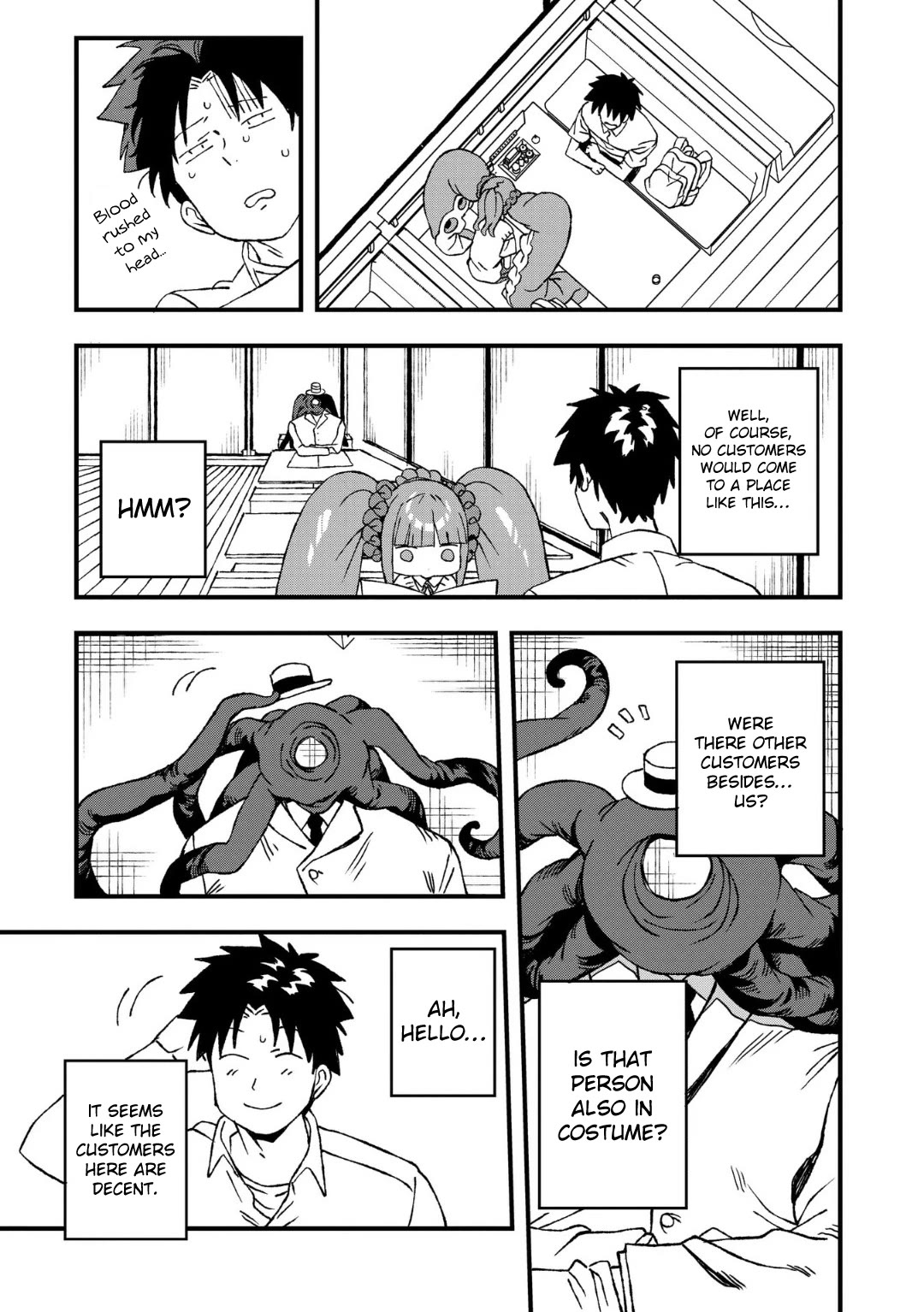 You Can’t Escape From Mizudako-chan! Chapter 21 page 17 - Chapter 21: Cafe Scylla