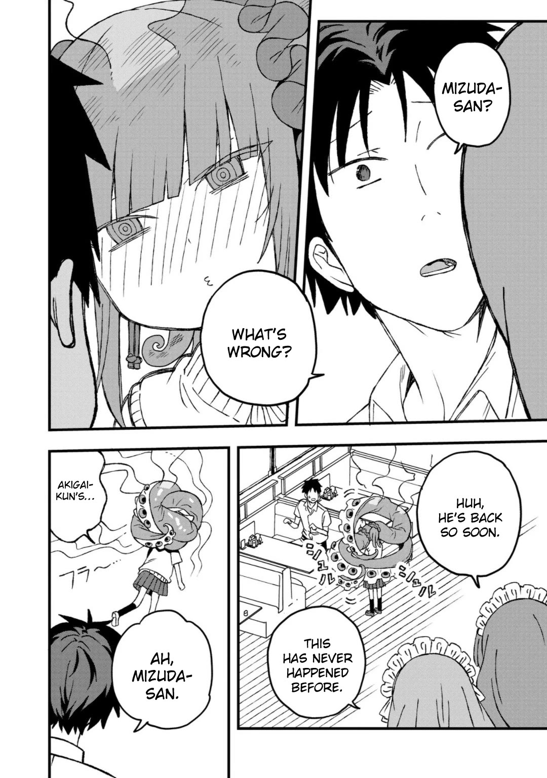 You Can’t Escape From Mizudako-chan! Chapter 21 page 28 - Chapter 21: Cafe Scylla