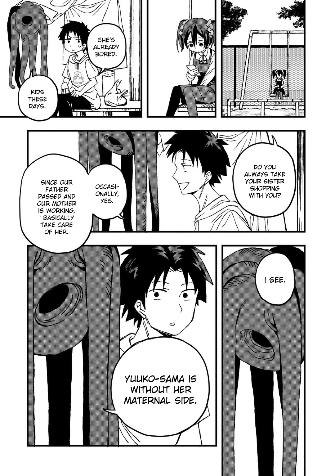 You Can’t Escape From Mizudako-chan! Chapter 24 page 11 - Chapter 24: Mysterious Henohenomoheji Masked Man